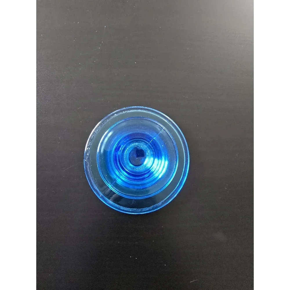 Brilliant Aqua‎ Fostoria Glass Candlestick Vintage